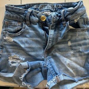 American Eagle Distressed Light Wash Denim Jeans